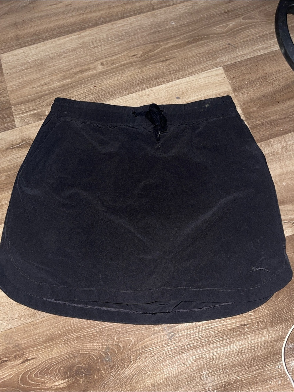 Slazenger Black golf Mini Skirt with Drawstring Waist